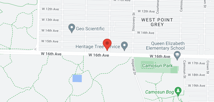 map of 4405 W 16TH AVENUE